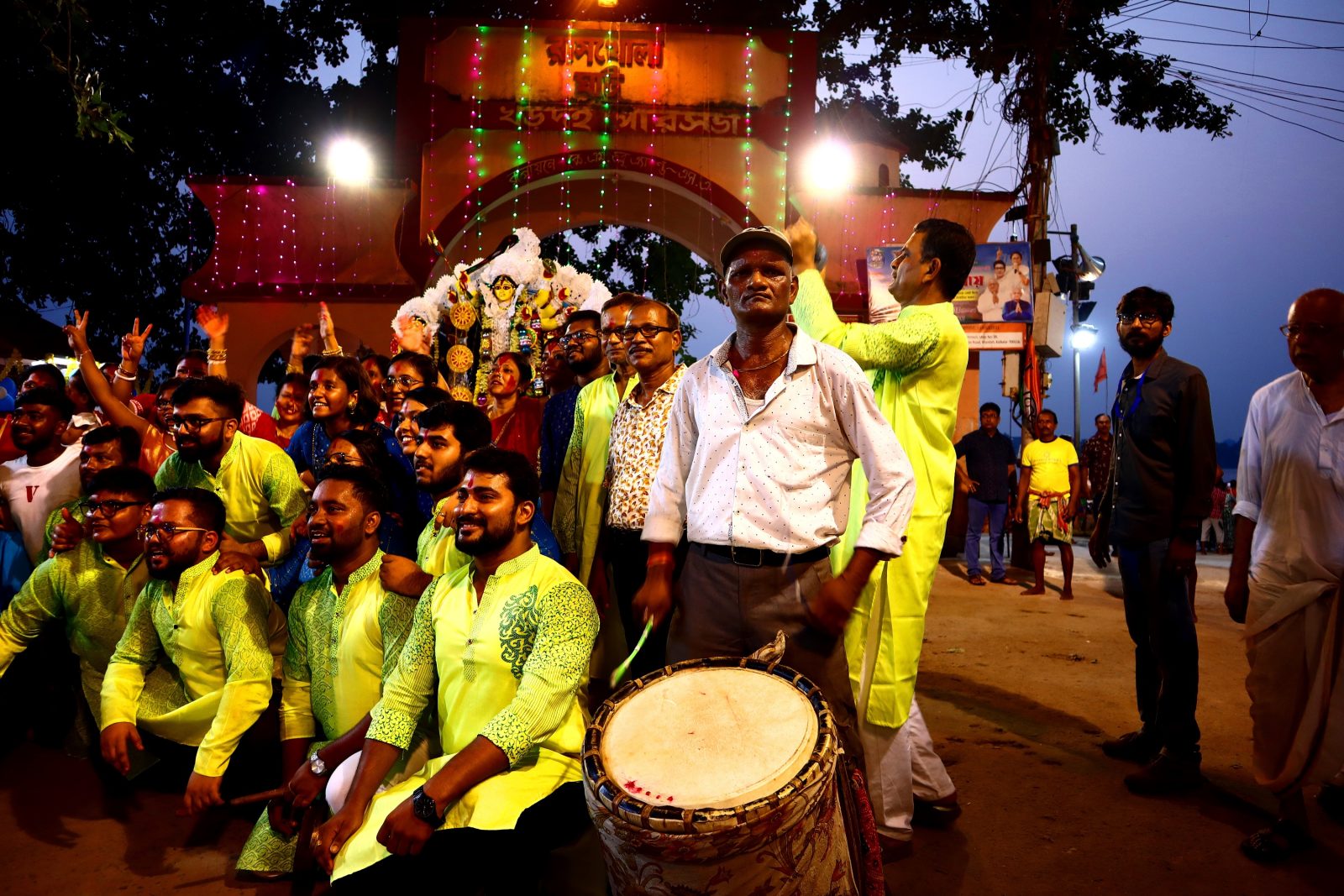 Adani Cement Marks Navratri With Aerial Tribute Made of 15,000 Bags